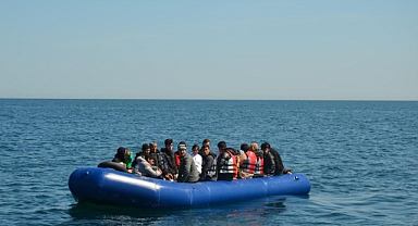 Gökçeada açıklarında düzensiz göçmen operasyonu