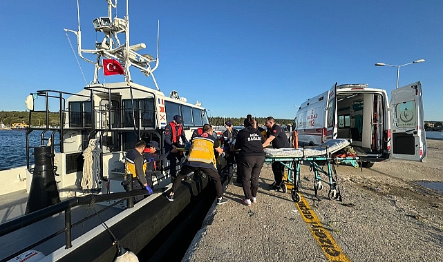 Gökçeada’da tıbbi tahliye