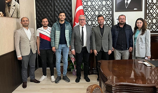 İnşaat Mühendisleri Odası Çanakkale Şubesi, Başkan Atılgan'a tebrik ziyareti gerçekleştirdi