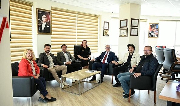 İnşaat Mühendisleri Odası'ndan Başkan Arslan'a ziyaret
