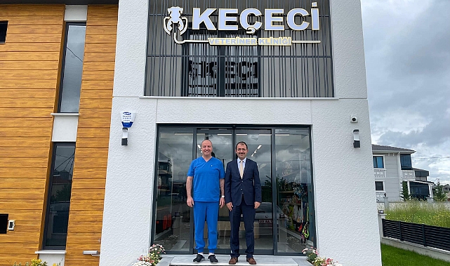 Kaymakam Erdinç Dolu, Keçeci Veteriner Kliniğini ziyaret etti