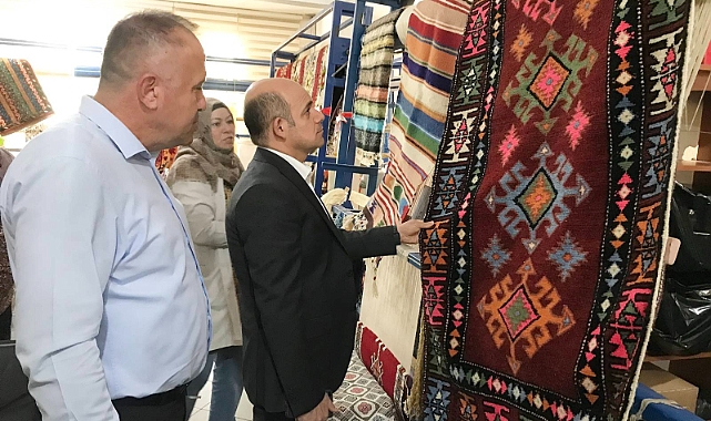 Kaymakam Nebioğlu'ndan halıcılık kursu atölyesine ziyaret
