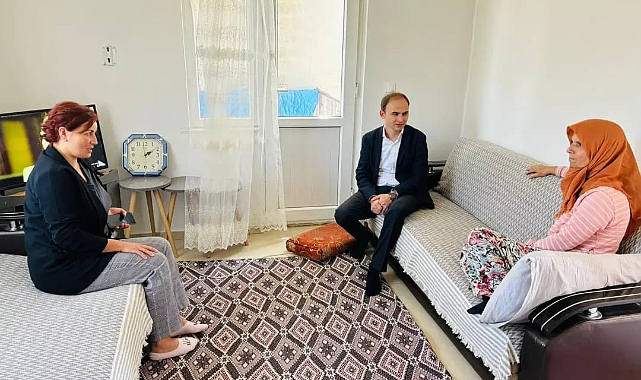 Kaymakam Salih Sak'tan Adatepe köyü ‘ne ziyaret
