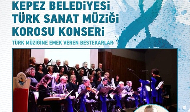 Kepez Belediyesinden Türk sanat müziği korosu konseri