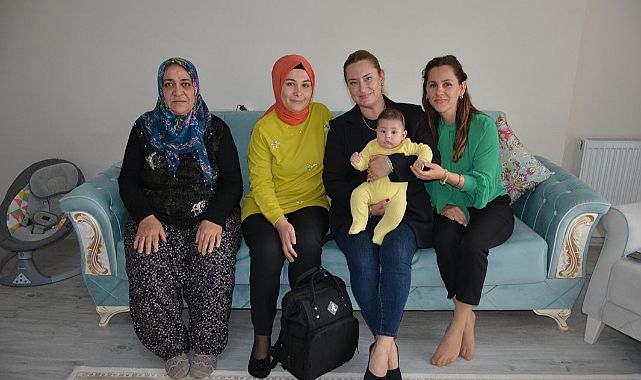 Lapseki'de Hoş Geldin Bebek ziyareti