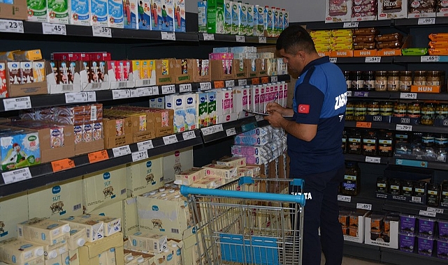 Lapseki'de marketlerde denetim