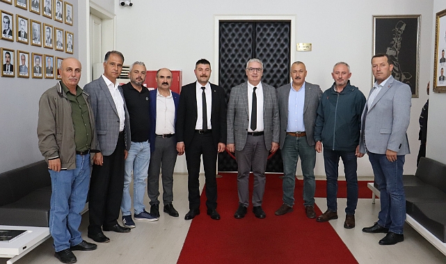 MHP İlçe Teşkilatından Hasan Cem Atılgan'a hayırlı olsun ziyareti