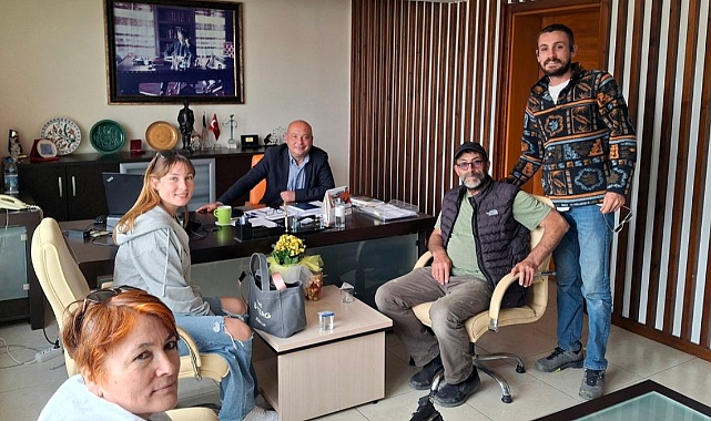 Milli Yelkenci Merve Vatan’ın Başkan Göztepe’ye ziyareti