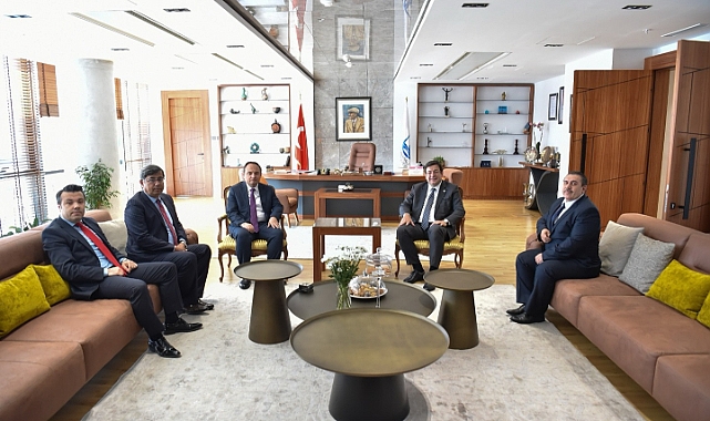 Müdür Ercan'dan Başkan Erkek'e ziyaret