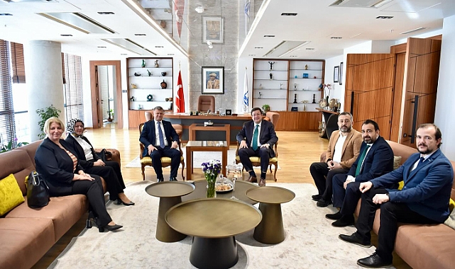 MÜSİAD Çanakkale Şubesi'nden Başkan Erkek'e ziyaret