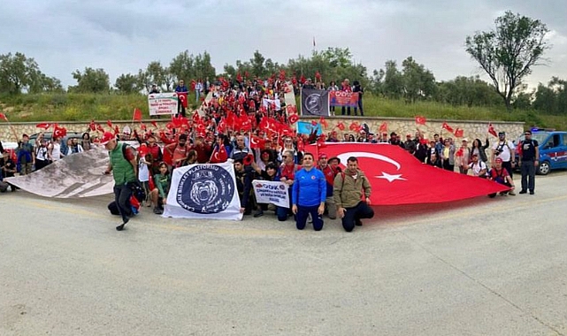 Mustafa Kemal Yolu izinden yüründü