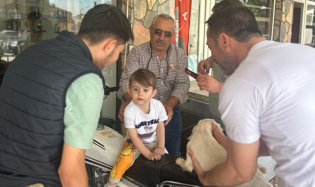 Ömer Mahir'in saç kesimi için tüm aile seferber oldu