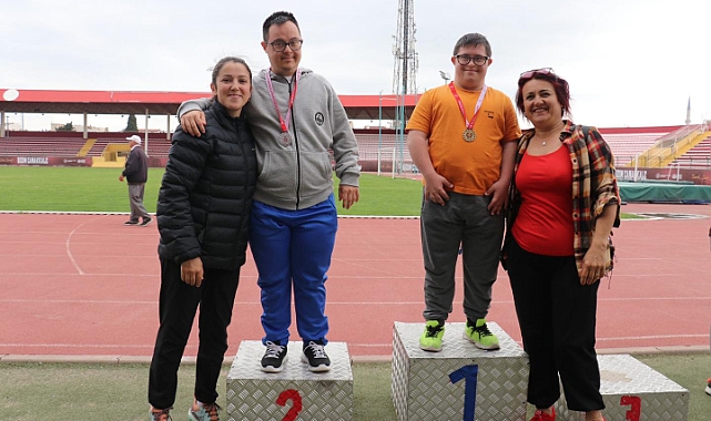 Özel sporcular atletizm il birinciliği heyecanla tamamlandı