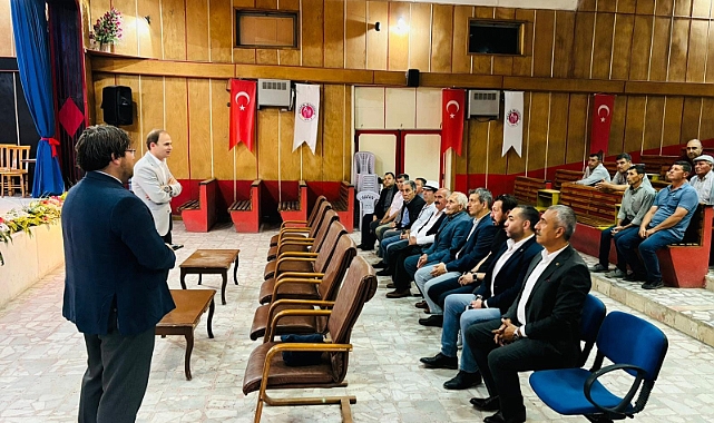 Salih Sak Başkanlığında muhtarlar toplantısı düzenlendi
