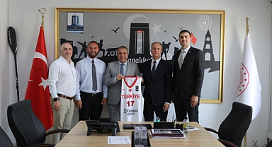 TBF yetkililerinden U17 Erkek Milli Takım kampına ziyaret