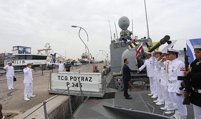 Vali Aktaş, TCG Poyraz Gemisini ziyaret etti