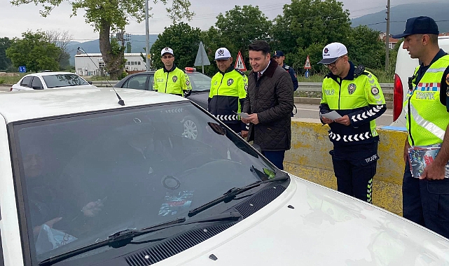 Yenice'de trafik haftası bilgilendirme uygulaması