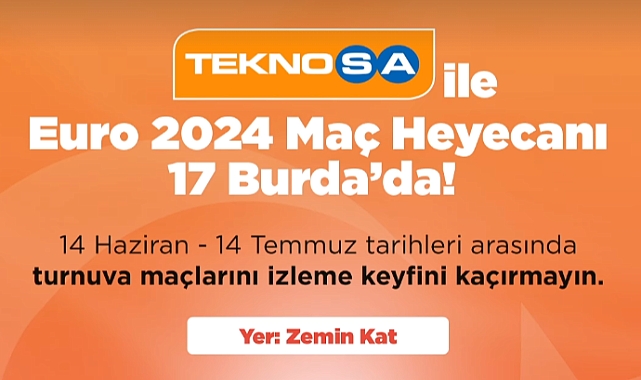 17Burda AVM’de milli maç heyecanı