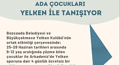 Ada çocukları yelken ile tanışıyor!