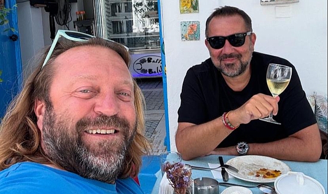 Ata Demirer Battı Balık'ta gününü geçirdi