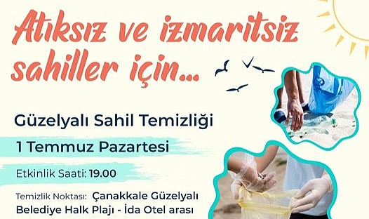 "Atıksız ve İzmaritsiz Sahiller"