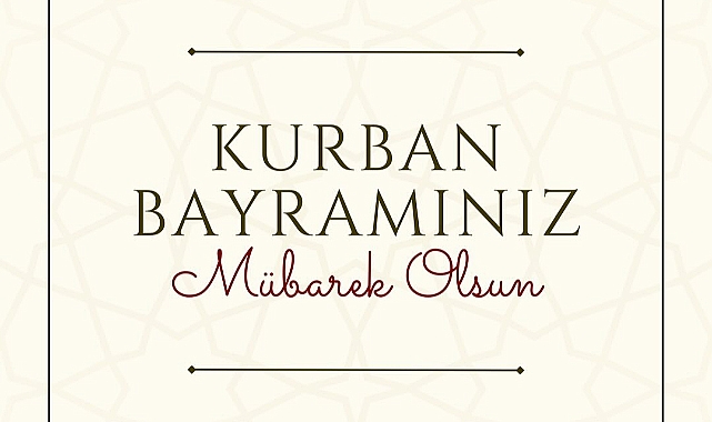 Ayvacık Belediye Başkanı Mesut Bayram'dan Kurban Bayramı mesajı