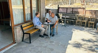 Ayvacık Kaymakamı Salih Sak, Büyükhusun köyü 'nü ziyaret etti