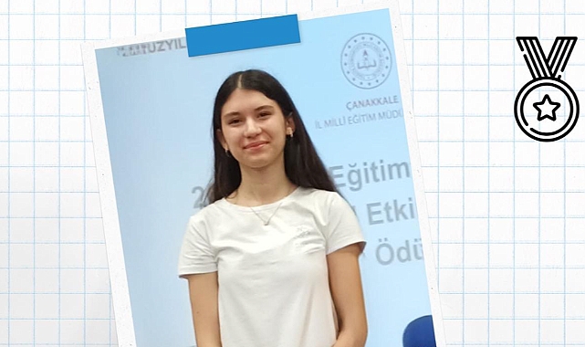Bahçeşehir Koleji öğrencisi gururlandırdı