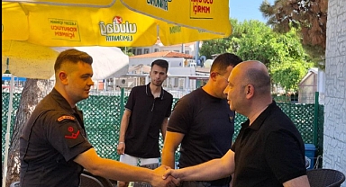 Başkan Göztepe’den komutanlara ziyaret