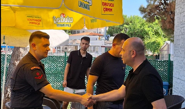 Başkan Göztepe’den komutanlara ziyaret