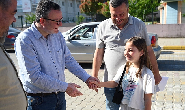 Başkan Şen sınav heyecanına ortak oldu