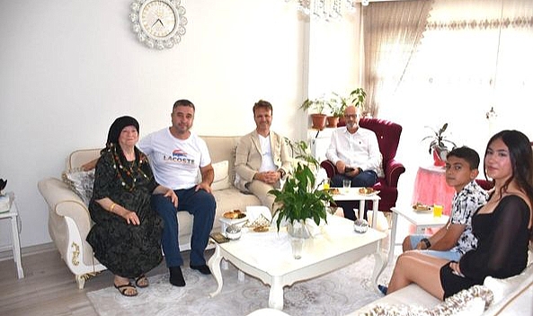Başkan Soyuak'tan, şehit ve gazi ailelerine ziyaret