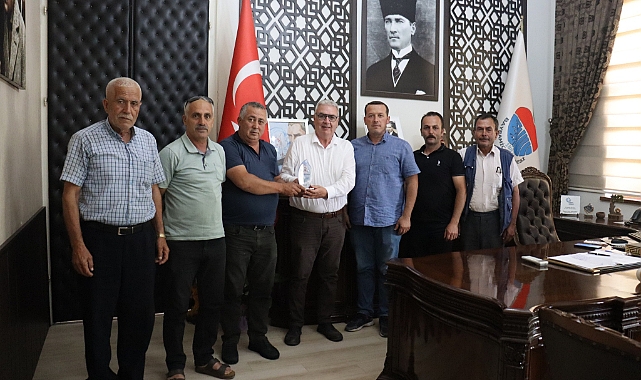 Bayramiç Avcılık, Atıcılık ve İhtisas Derneği'nden Başkan Atılgan'a tebrik ziyareti