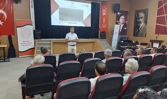 Bayramiç’te üreticilere ve muhtarlara bilgilendirme