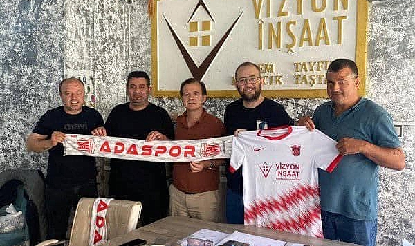 Biga Adaspor'dan Vizyon İnşaat'a teşekkür ziyareti