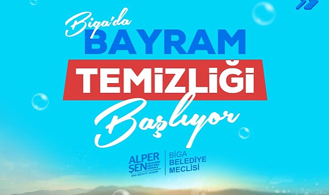 Biga Belediyesi'nden bayram temizliği çağrısı