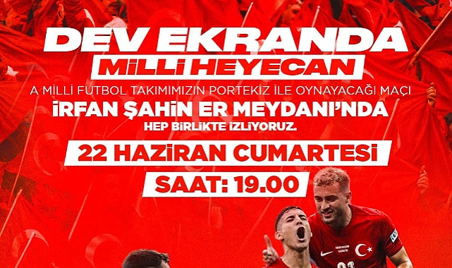 Biga'da milli maç heyecanı