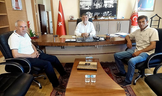 Çal Köyü Muhtarı’ndan Başkan Ertuğrul’a ziyaret