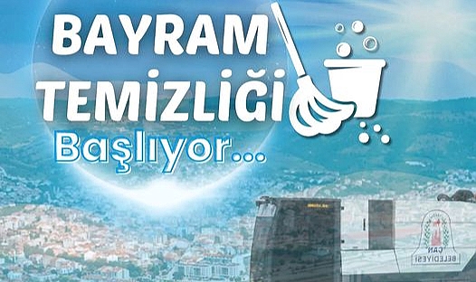 Çan Belediyesi bayram temizliği başlatıyor