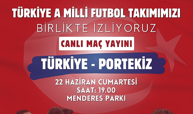 Çan Belediyesi, EURO 2024 Türkiye-Portekiz maçını dev ekranda yayınlayacak