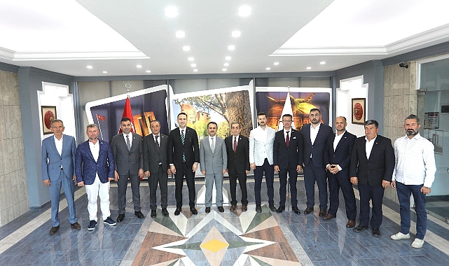 Çanakkale AKP il başkanlığından ziyaret mesaisi