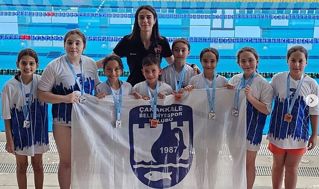 Çanakkale Belediyespor yüzücülerinden başarılar