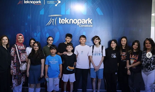 Çanakkale Cumhuriyet Ortaokulu öğrencilerinden Teknopark’a ziyaret