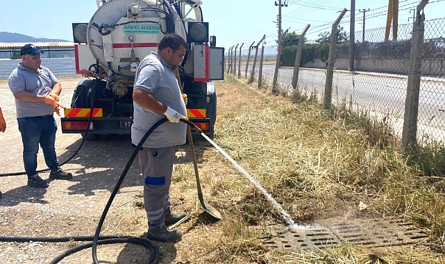 Çanakkale'de kurban kesim alanı bayrama hazırlanıyor