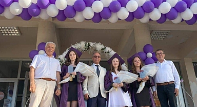 Çanakkale TOBB Sosyal Bilimler Lisesi’nde mezuniyet sevinci