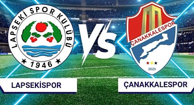 Çanakkalespor-Lapsekispor maçı heyecanla bekleniyor