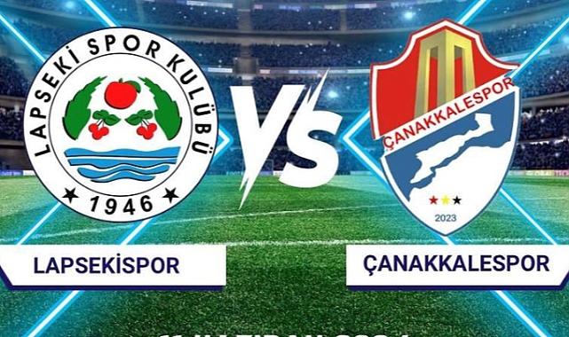 Çanakkalespor-Lapsekispor maçı heyecanla bekleniyor