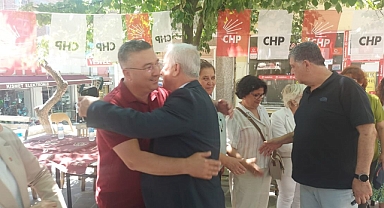 CHP Ayvacık İlçe Örgütü bayramlaşma töreninde partililer ve halk bir araya geldi