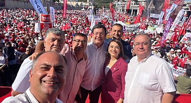 CHP Çanakkale İl Başkanlığı, Gebze'de ekonomik sorunları protesto eden mitinge katıldı