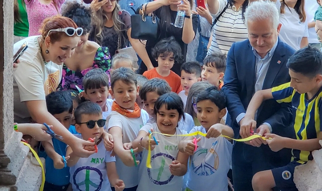Çizgi Maya Resim Heykel Sergisi açıldı